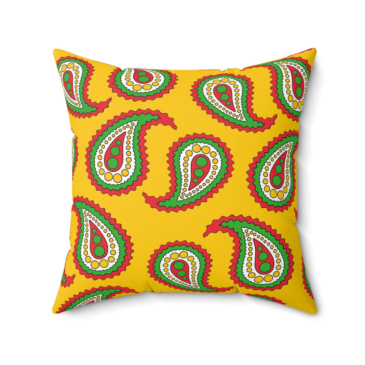 Myanmar Retro Paisley Cushion Pillow