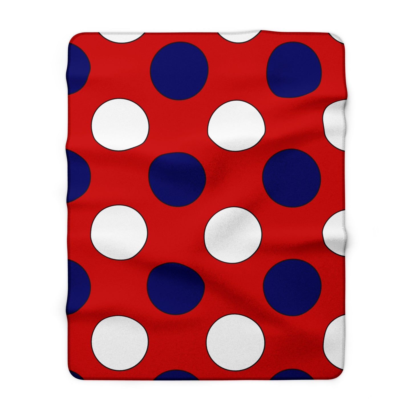 Liberia Retro Polka Dots Blanket Throw