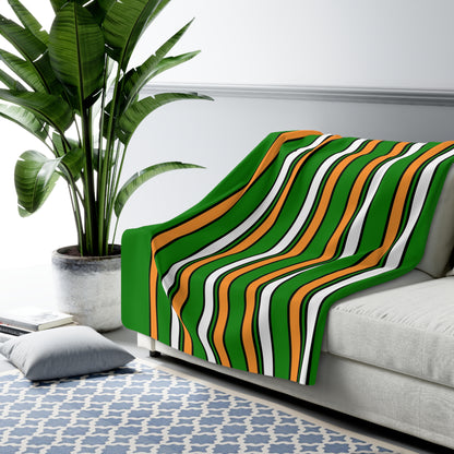 India Retro Stripes Blanket Throw