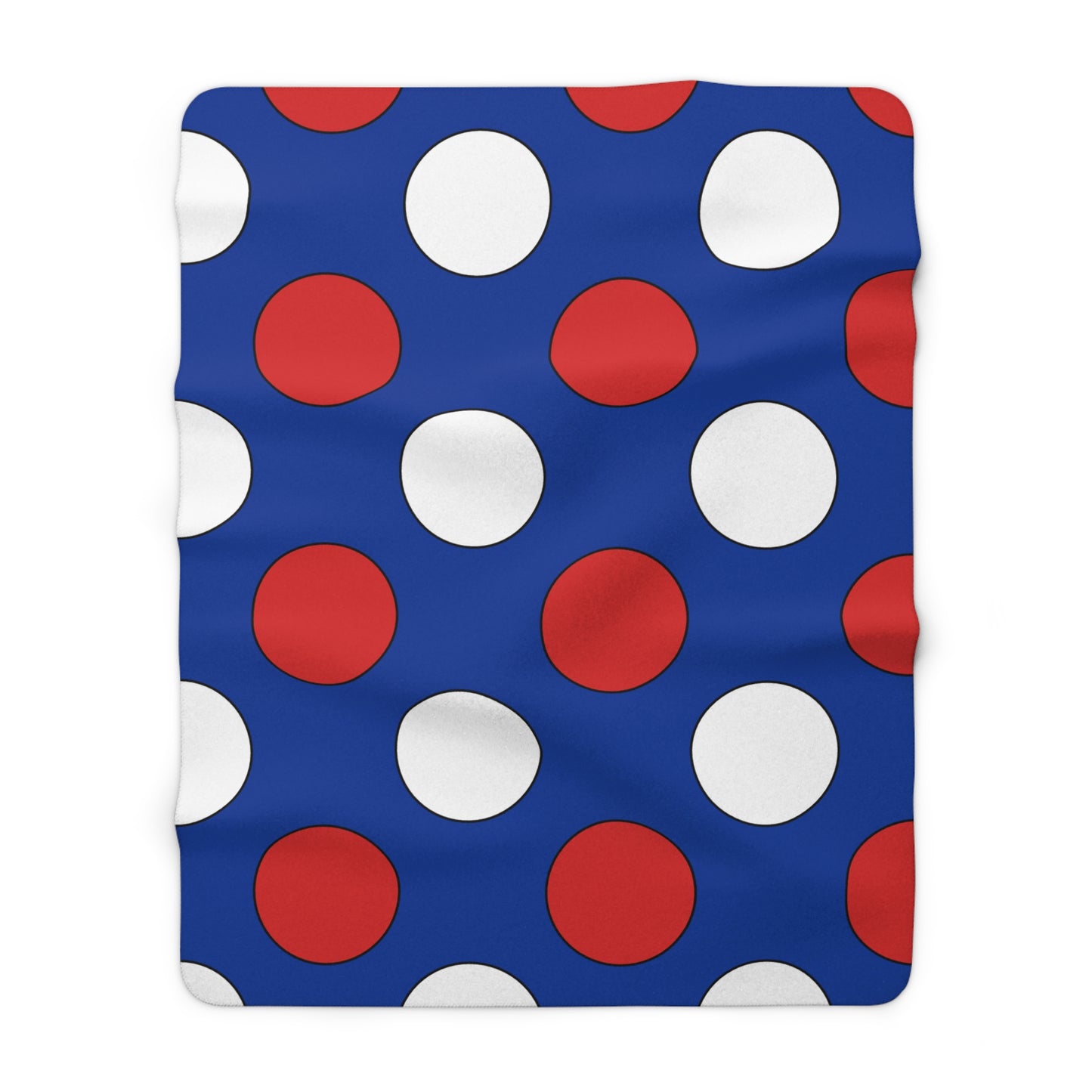 Iceland Retro Polka Dots Blanket Throw