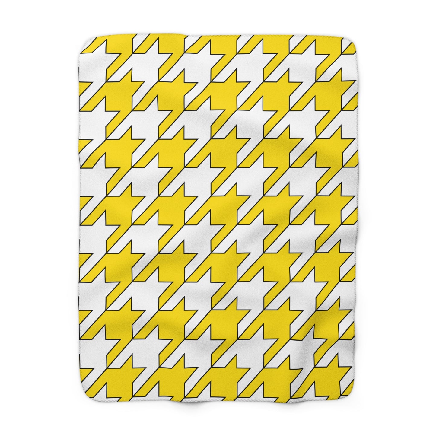 Vatican City Retro Houndstooth Blanket Throw