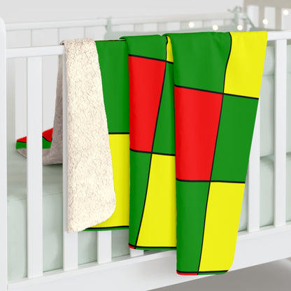 Guinea Retro Check Blanket Throw