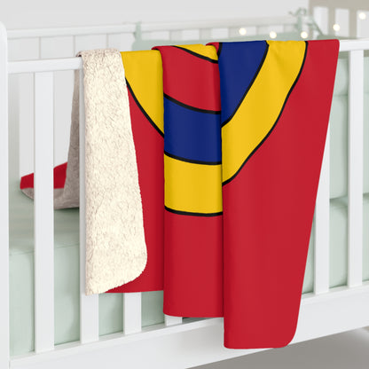 Venezuela Retro Target Blanket Throw