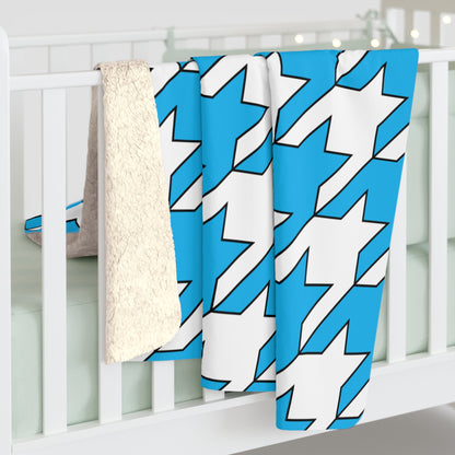 San Marino Retro Houndstooth Blanket Throw