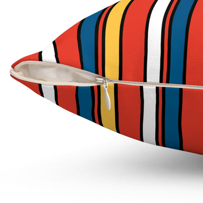 Kiribati Retro Stripes Cushion Pillow