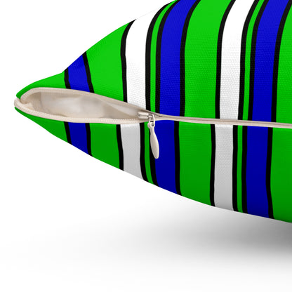 Sierra Leone Retro Stripes Cushion Pillow