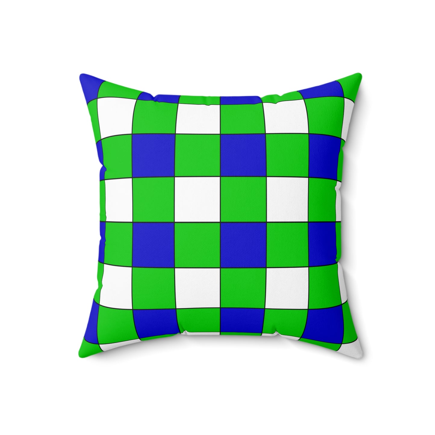 Sierra Leone Retro Check Cushion Pillow