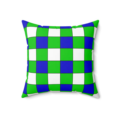 Sierra Leone Retro Check Cushion Pillow