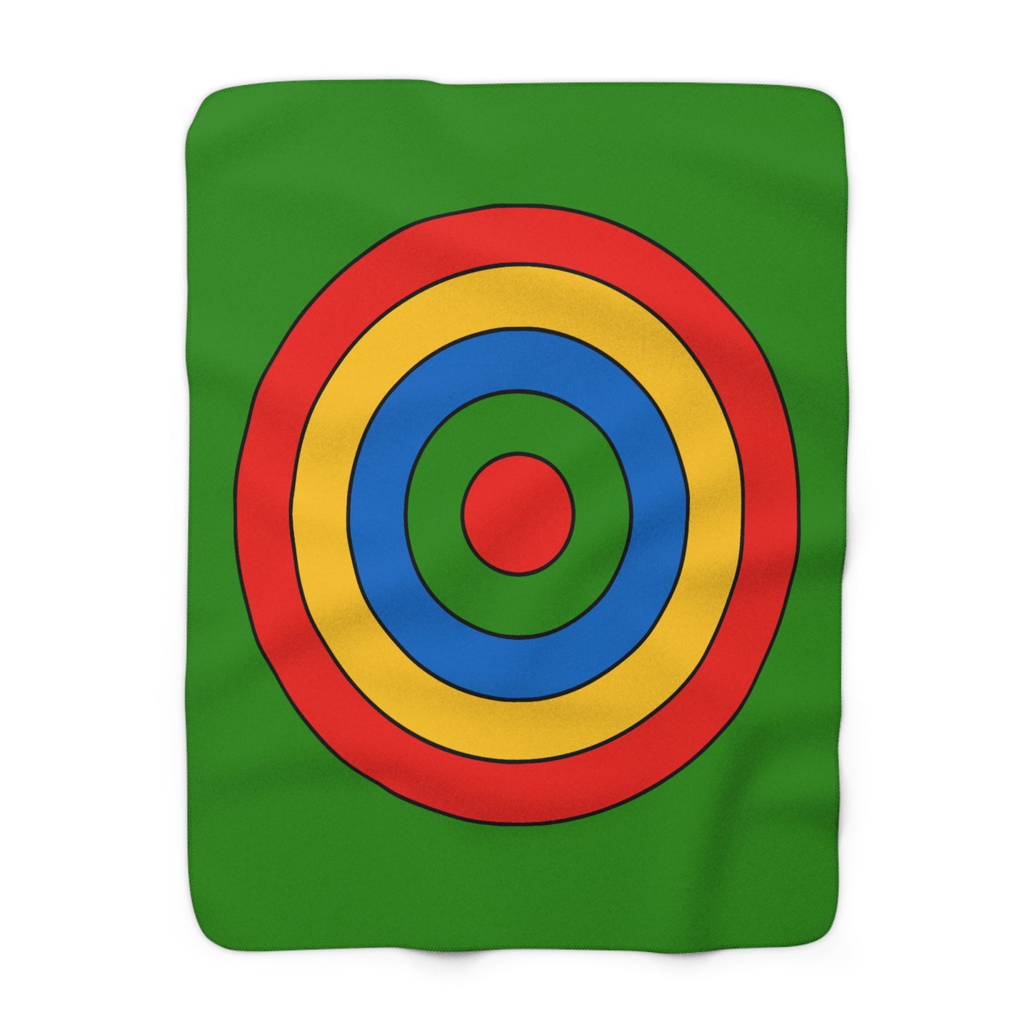 Ethiopia Retro Target Blanket Throw