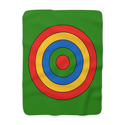 Ethiopia Retro Target Blanket Throw
