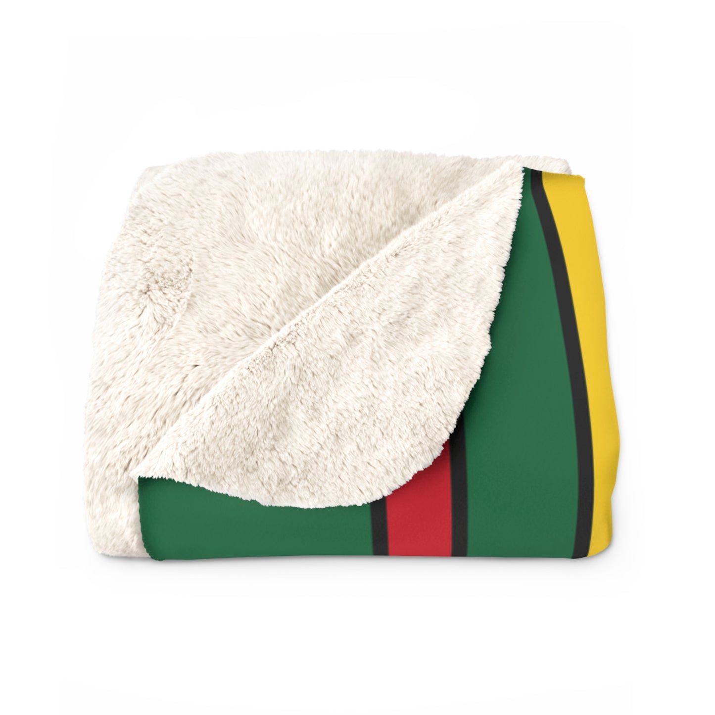Ghana Retro Stripes Blanket Throw