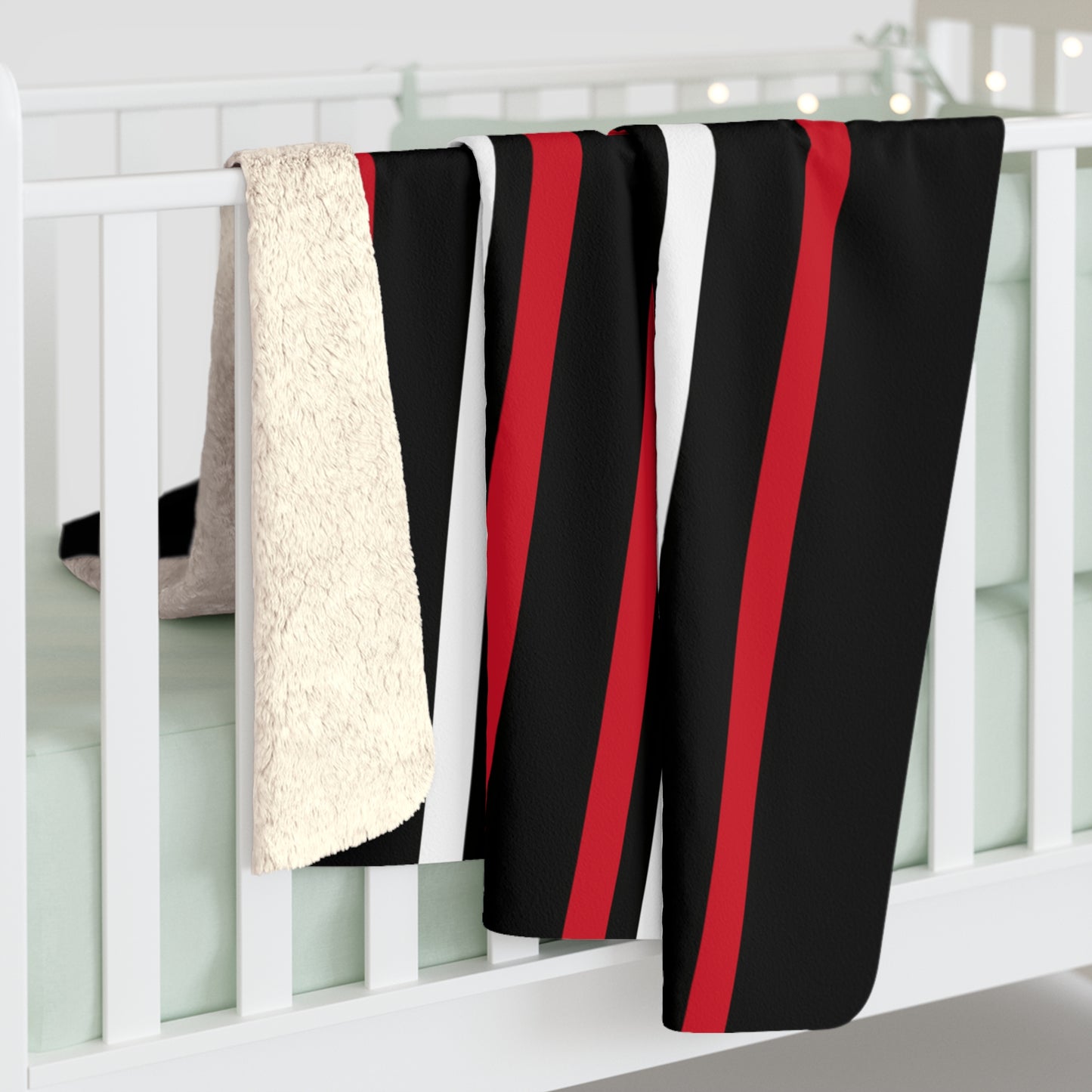 Iraq Retro Stripes Blanket Throw