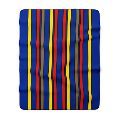 Moldova Retro Stripes Blanket Throw