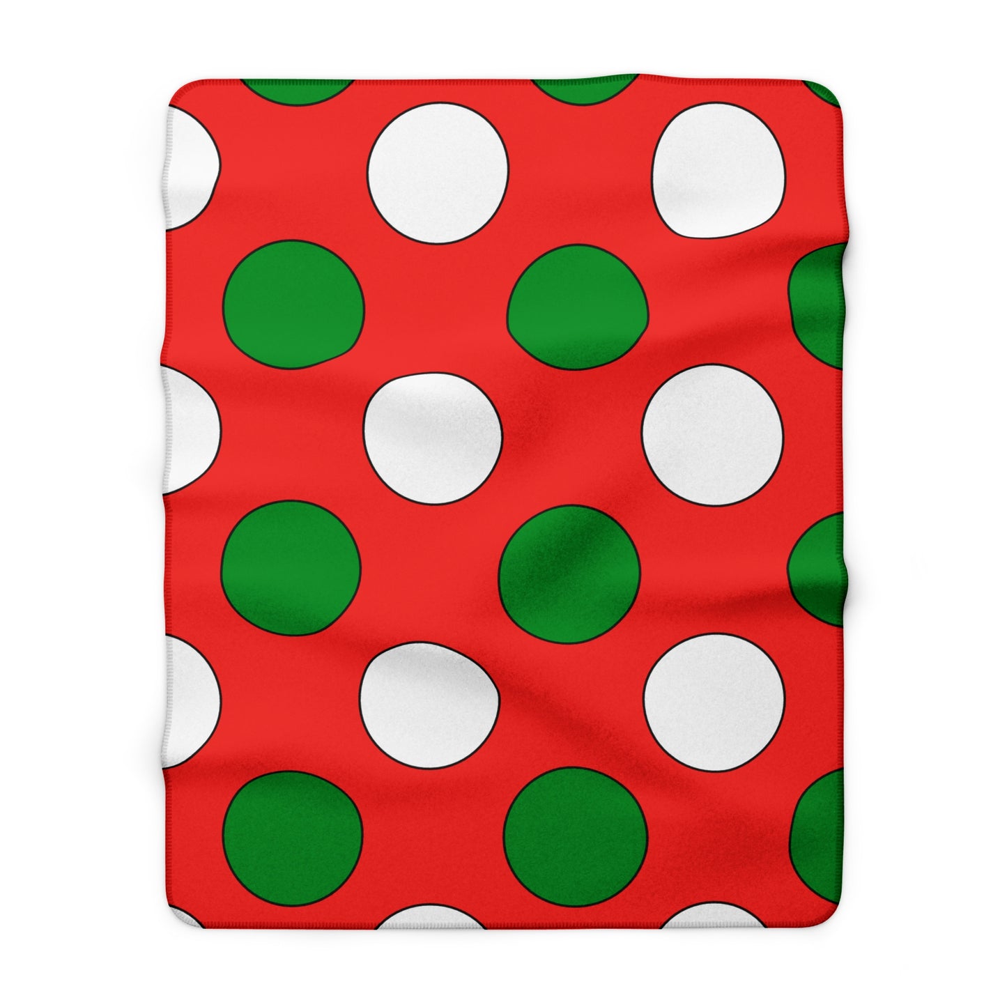 Oman Retro Polka Dots Blanket Throw