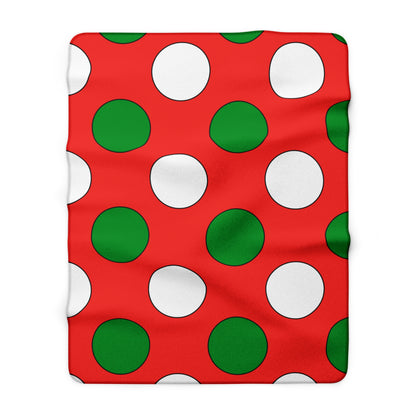 Oman Retro Polka Dots Blanket Throw
