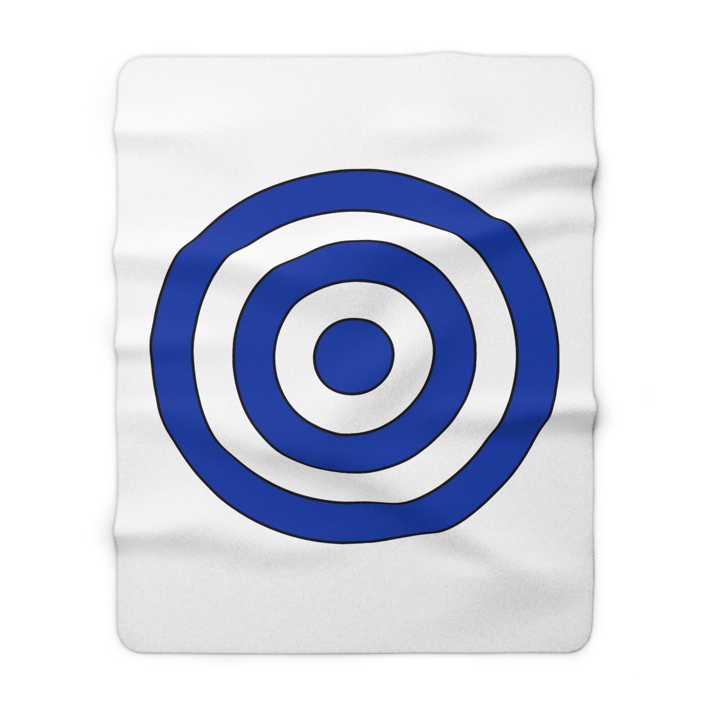 Uruguay Retro Target Blanket Throw