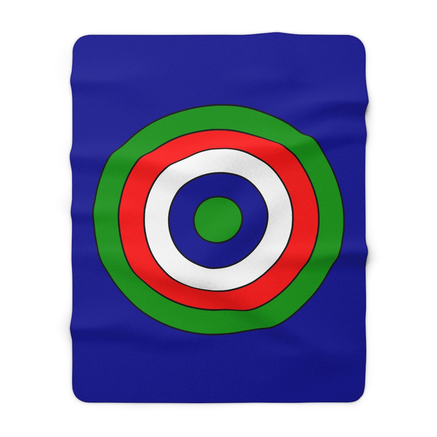 Gambia Retro Target Blanket Throw