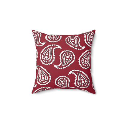 Latvia Retro Paisley Cushion Pillow
