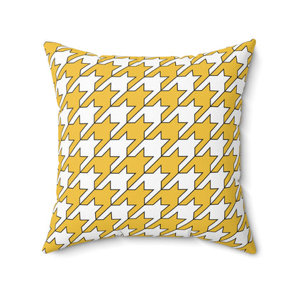 United States Virgin Islands Retro Houndstooth Cushion Pillow