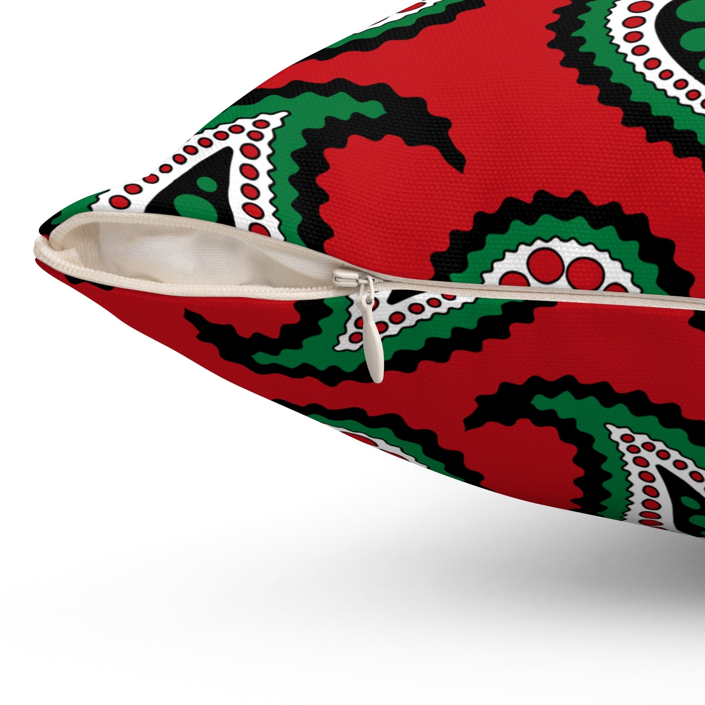 Western Sahara Retro Paisley Cushion Pillow