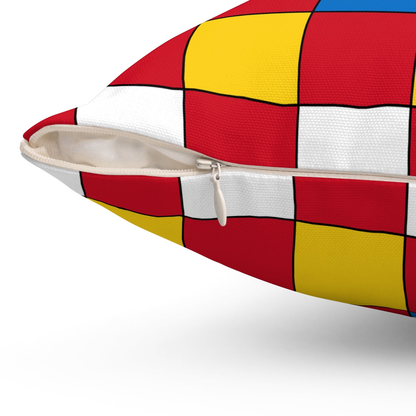 Antigua And Barbuda Retro Check Cushion Pillow