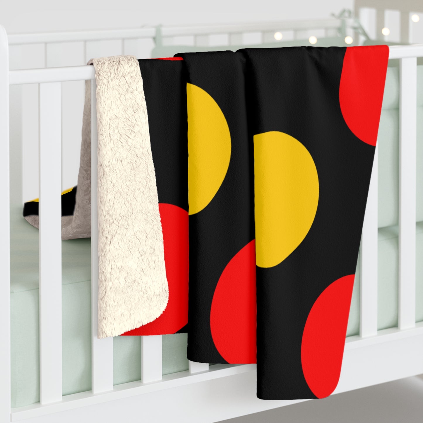 Germany Retro Polka Dots Blanket Throw