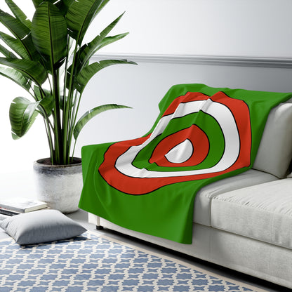 Hungary Retro Target Blanket Throw
