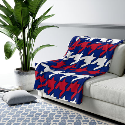 New Zealand Retro Houndstooth Blanket Throw