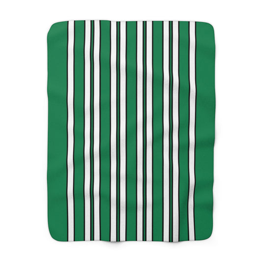 Nigeria Retro Stripes Blanket Throw