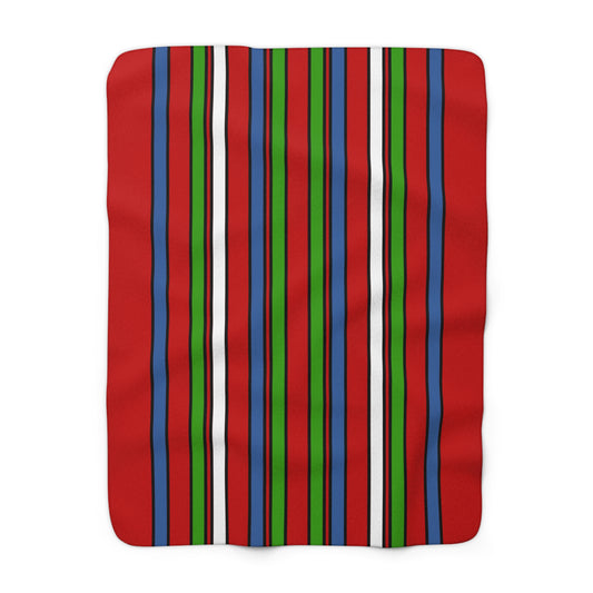 Namibia Retro Stripes Blanket Throw