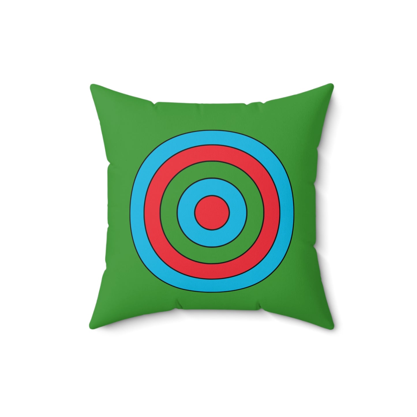 Azerbaijan Retro Target Cushion Pillow