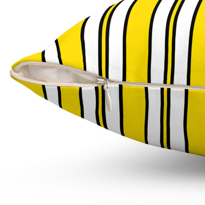 Vatican City Retro Stripes Cushion Pillow