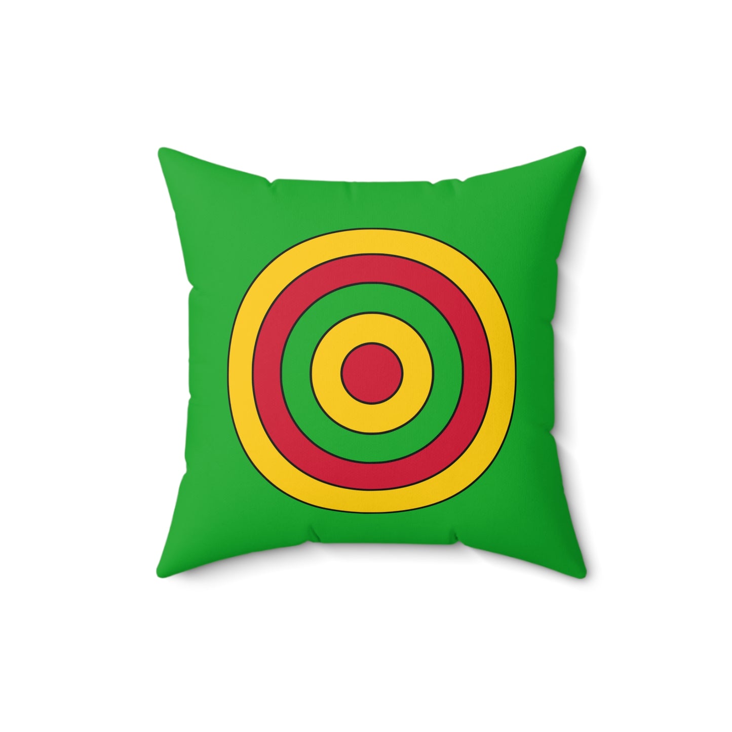 Sao Tome And Principe Retro Target Cushion Pillow