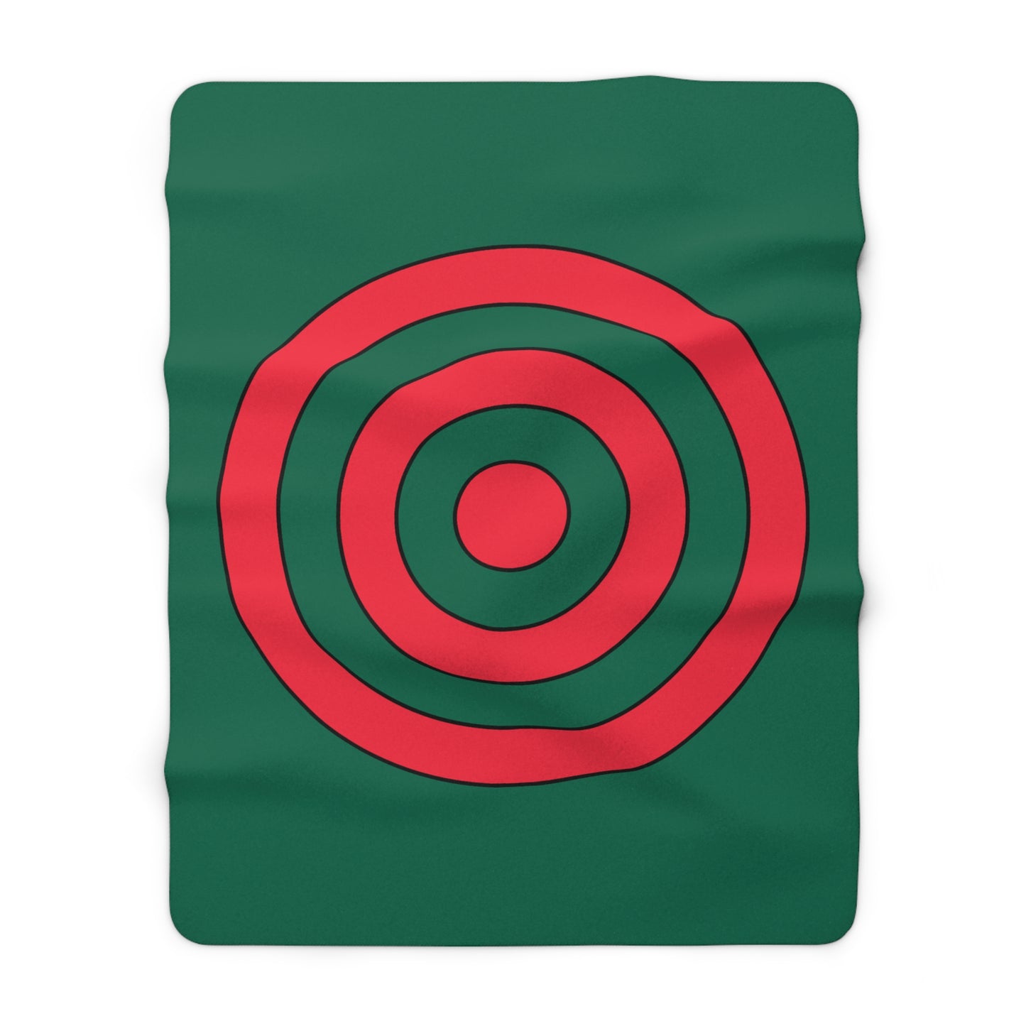Bangladesh Retro Target Blanket Throw