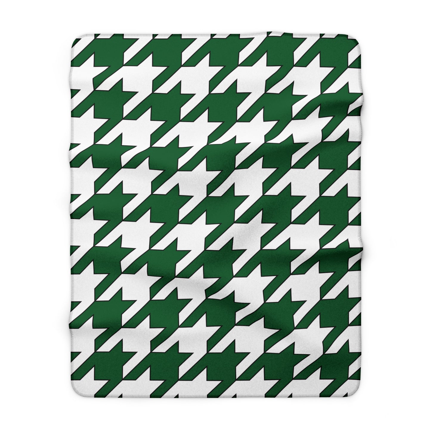 Saudi Arabia Retro Houndstooth Blanket Throw
