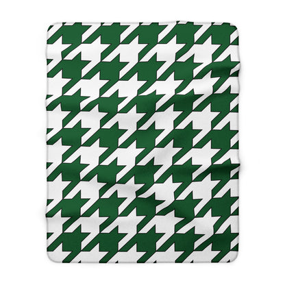 Saudi Arabia Retro Houndstooth Blanket Throw