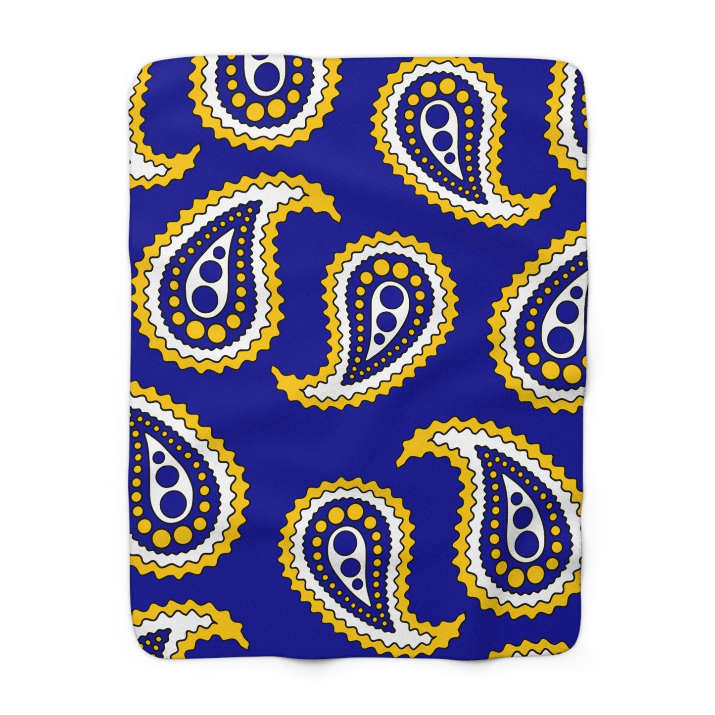 Bosnia And Herzegovina Retro Paisley Blanket Throw