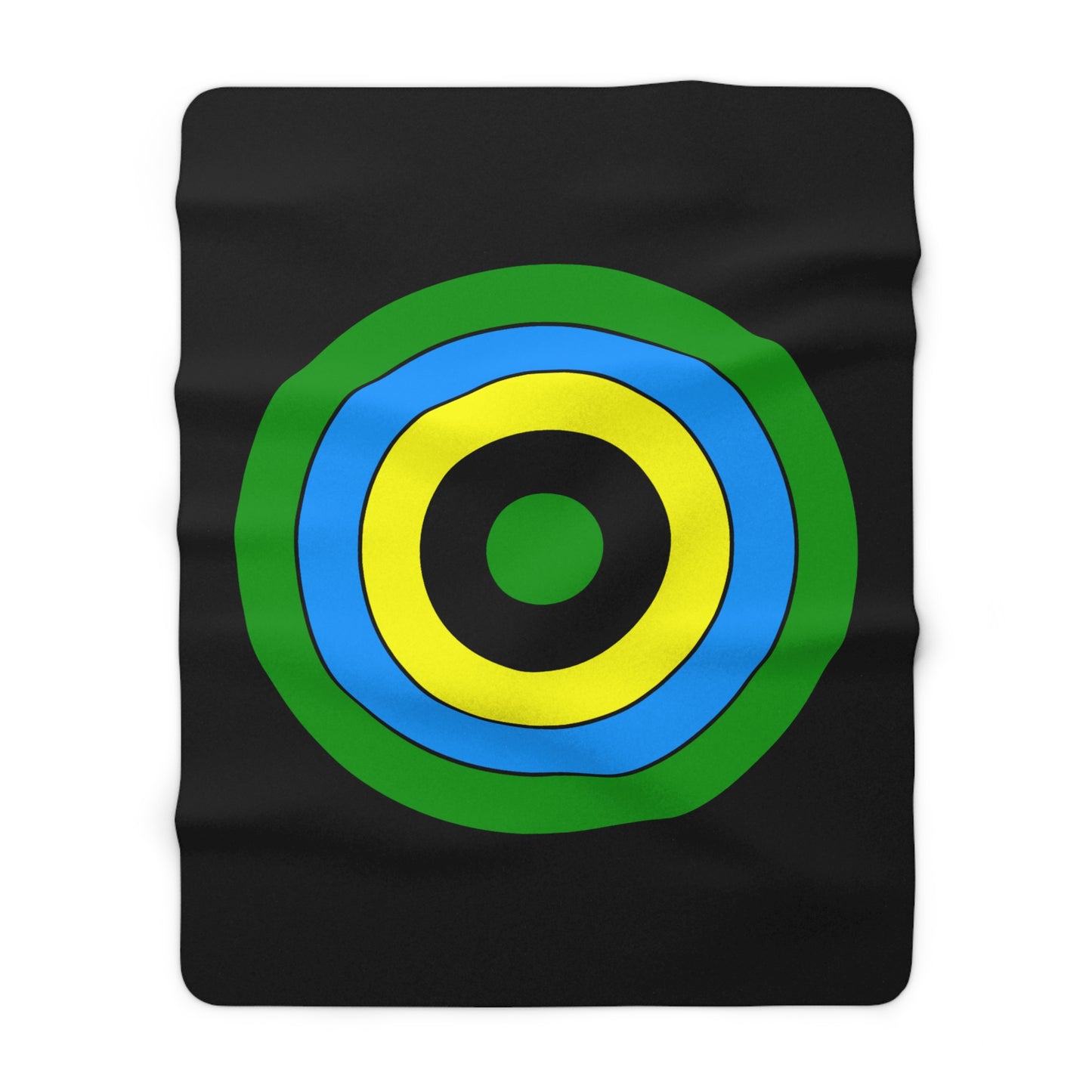 Tanzania Retro Target Blanket Throw