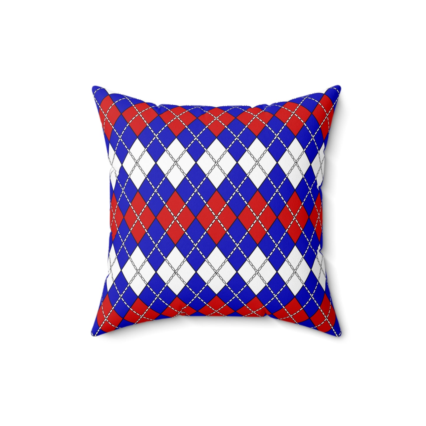 Slovenia Retro Argyle Cushion Pillow