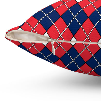 Norway Retro Argyle Cushion Pillow