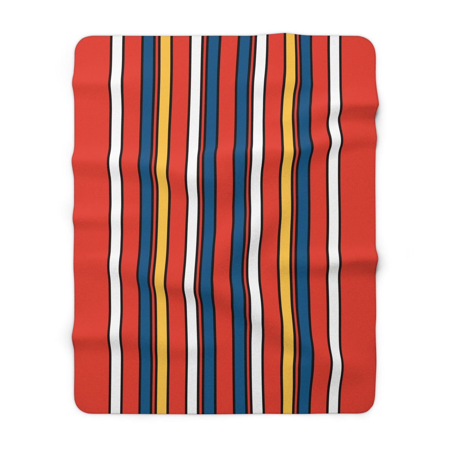 Kiribati Retro Stripes Blanket Throw