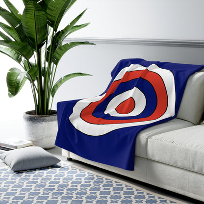 Cabo Verde Retro Target Blanket Throw