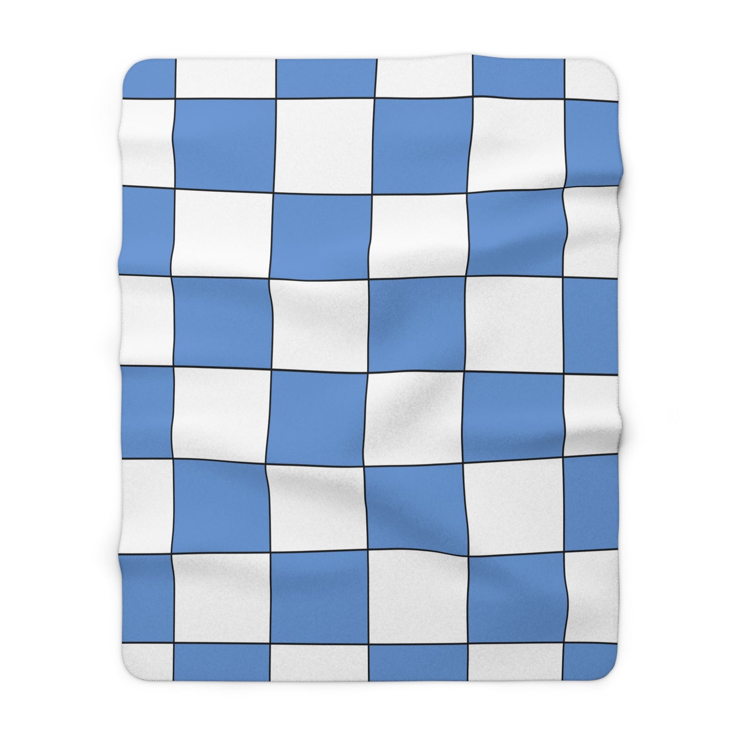 Micronesia Retro Check Blanket Throw