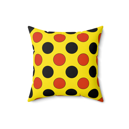 Uganda Retro Polka Dots Cushion Pillow