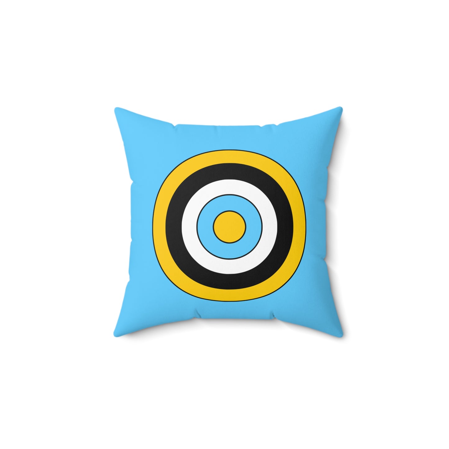 Saint Lucia Retro Target Cushion Pillow