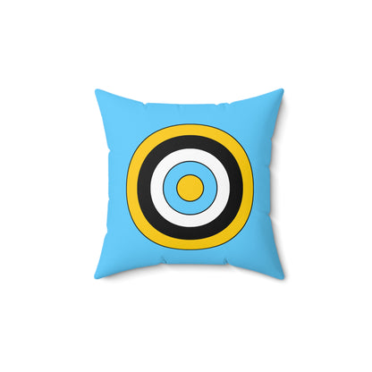 Saint Lucia Retro Target Cushion Pillow