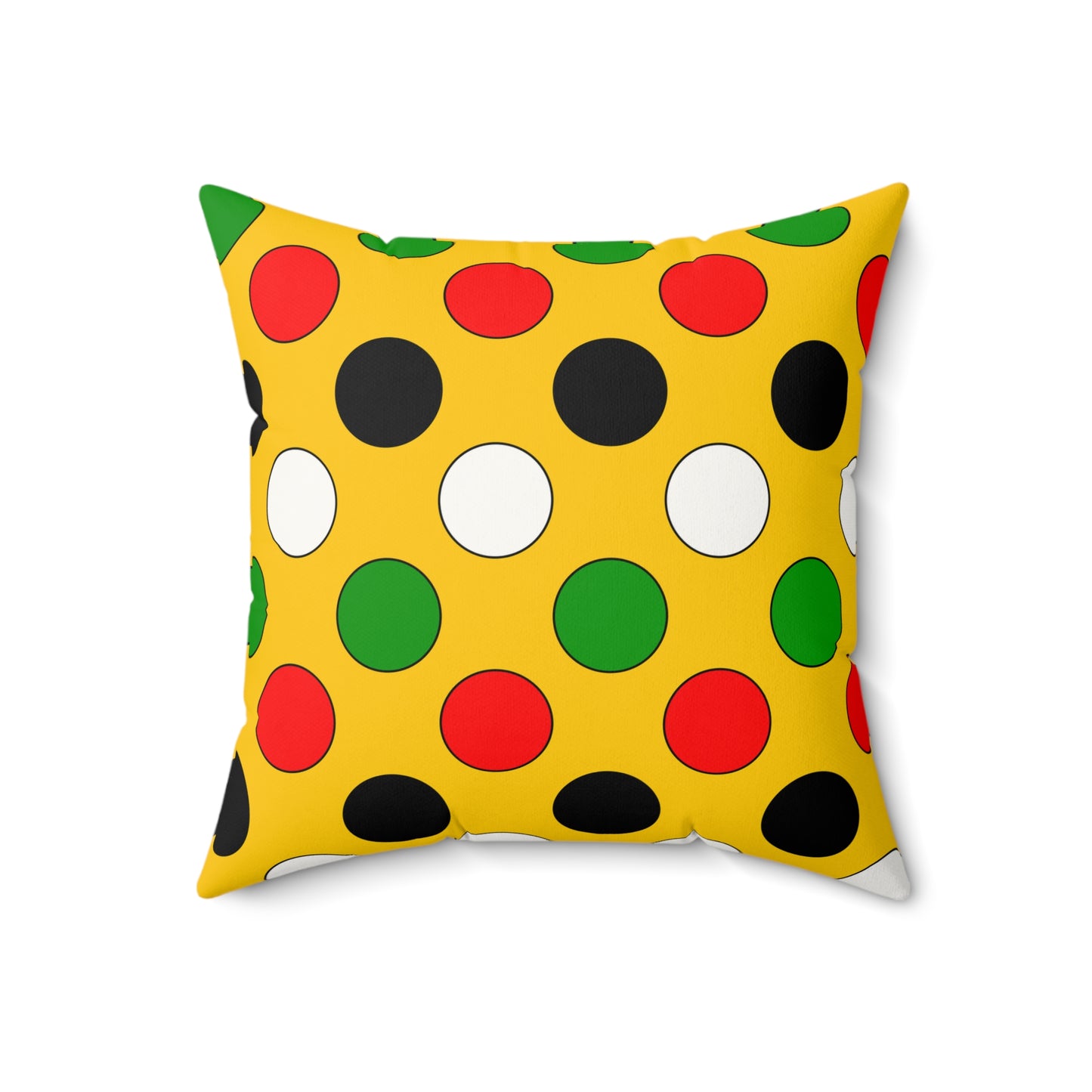 Mozambique Retro Polka Dots Cushion Pillow