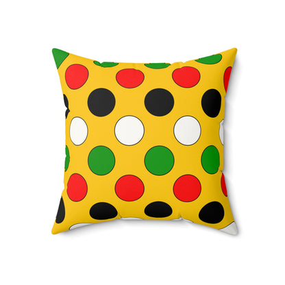 Mozambique Retro Polka Dots Cushion Pillow