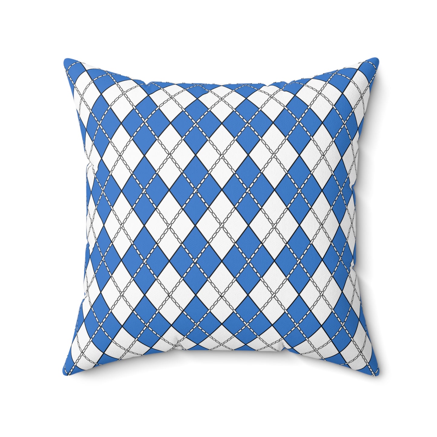 Antarctica Retro Argyle Cushion Pillow