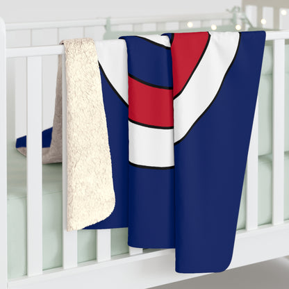 Anguilla Retro Target Blanket Throw